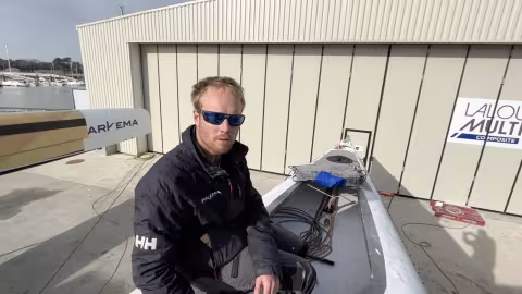 Trimaran Ocean Fifty Arkema 4 : tous les secrets du chantier saison 2022 avec Quentin Vlamynck !