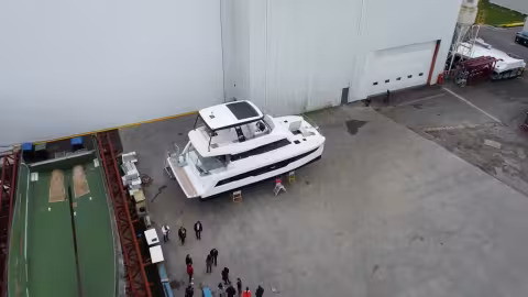Fountaine Pajot Motor Yachts s'invite chez Guy Couach à Gujan-Mestras