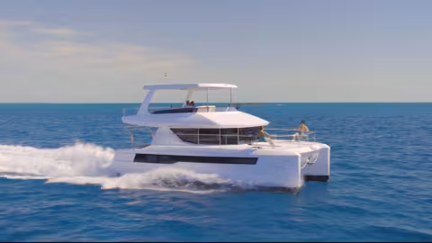 Leopard 40 PC catamaran à moteur - Teaser essai en mer - Multicoques Mag