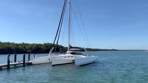 Rapido 40 trimaran - Teaser essai en mer - Multicoques Mag