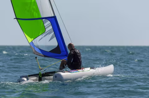 MiniCat Guppy - Teaser essai en mer - Multicoques Mag