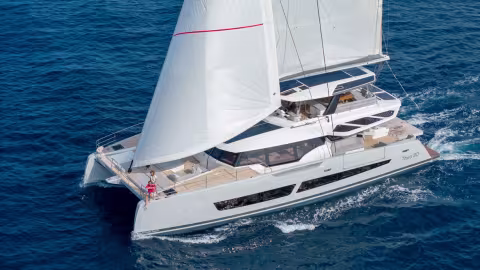 Thira 80 Catamaran | Teaser essai en mer | Multicoques Mag