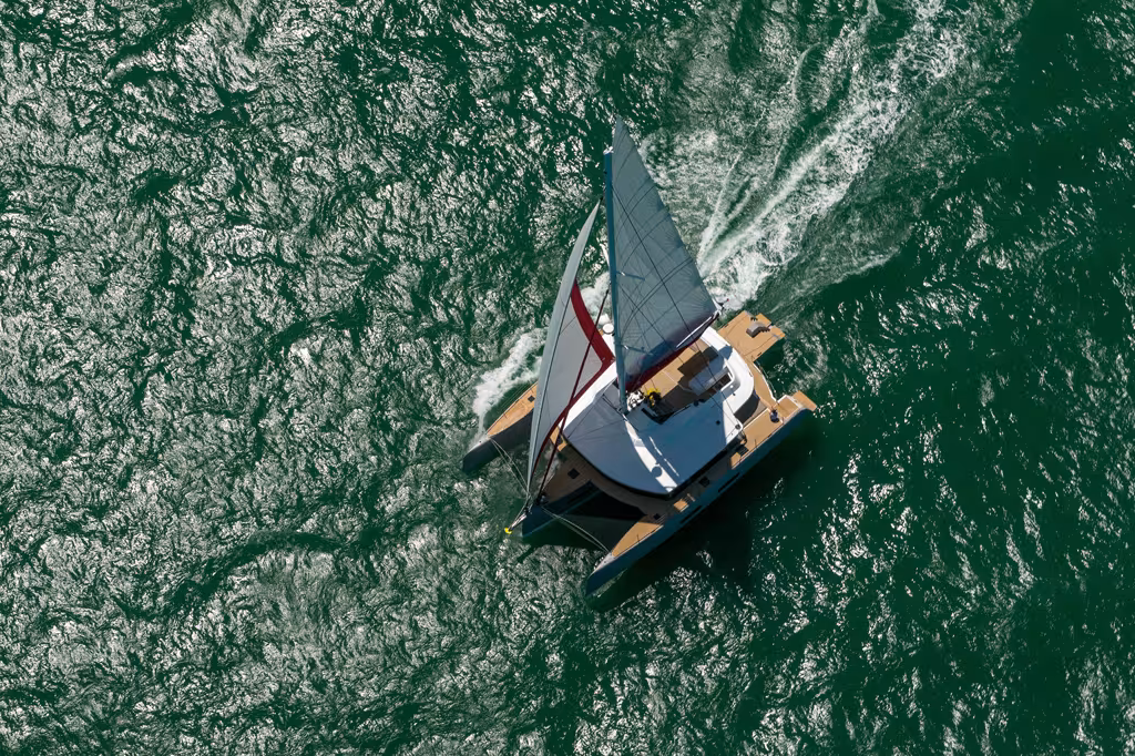 On imagine aisément la surface de pont et le volume intérieur liés à cette géométrie innovante