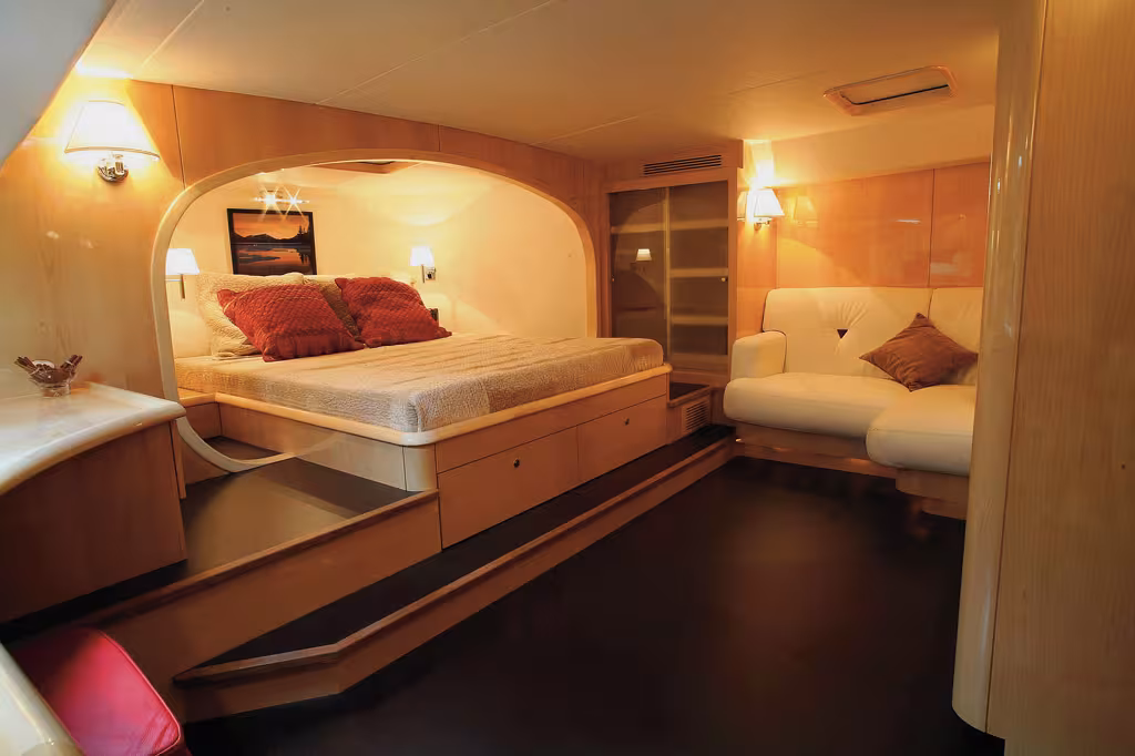 Voici les appartements du propriétaire.