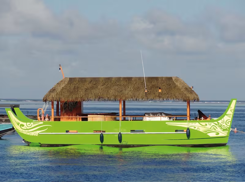 Green Pacific, le cata à moteur à la mode polynésienne