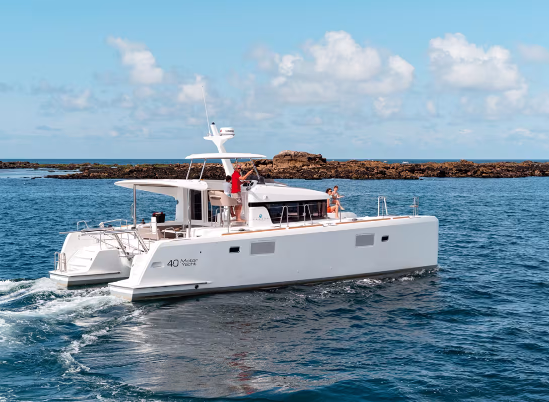 Video : essai à bord du catamaran Lagoon 40 Motor Yacht