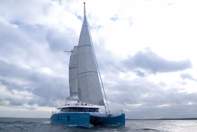 Une première transat pour le catamaran Sunreef 74