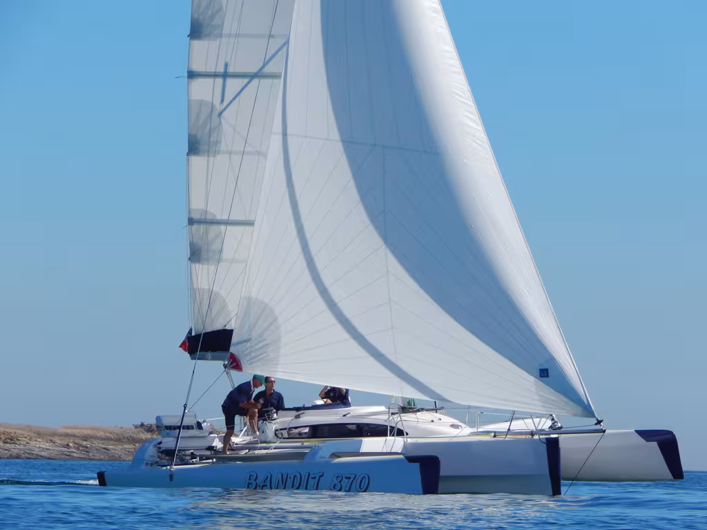 Vidéo : essai à bord du trimaran Bandit 870