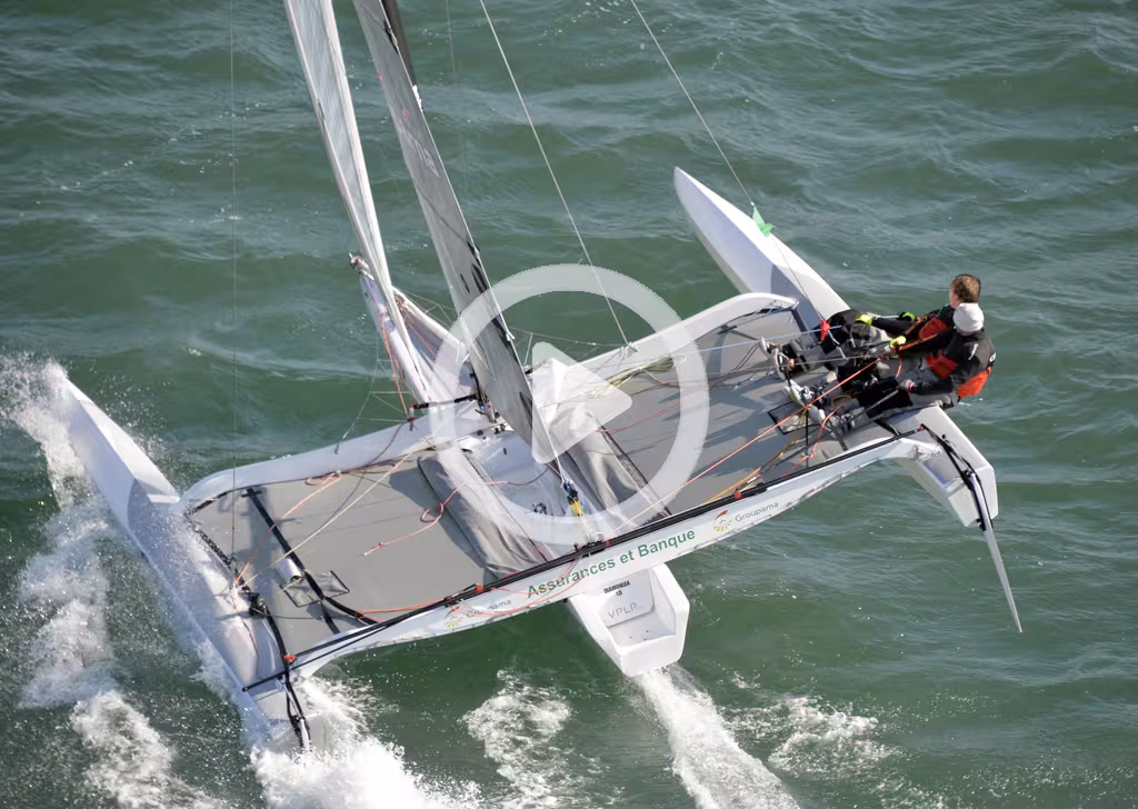 Vidéo : embarquez à bord du trimaran Diam 24
