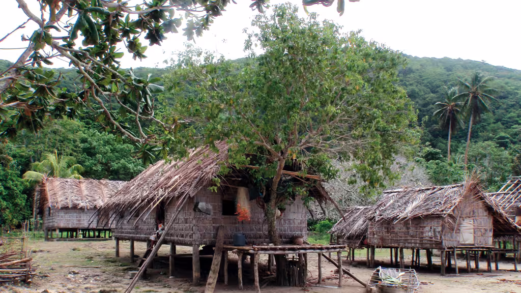 La case du chef du village, à Talfaur