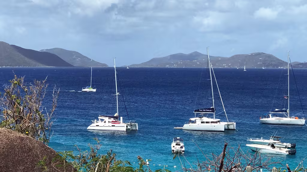 Arriving in the West Indies, the boat and her crew really made the most of the islands and their anchorages.