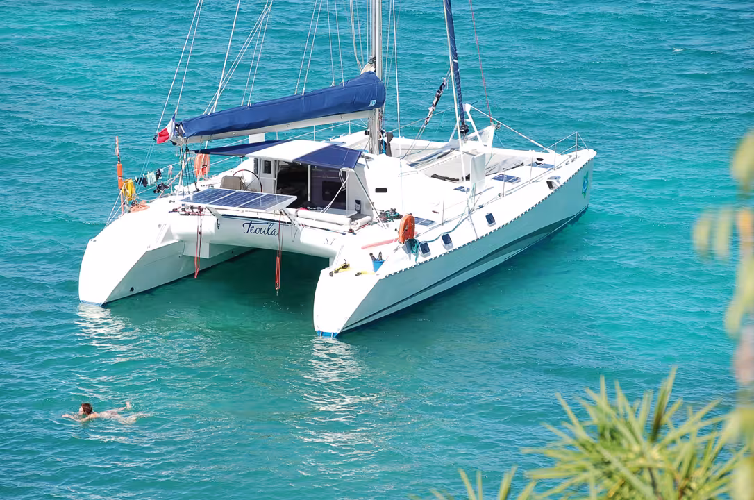 Ce 45 est assurément un catamaran particulièrement rapide, mais également très sûr par gros temps.