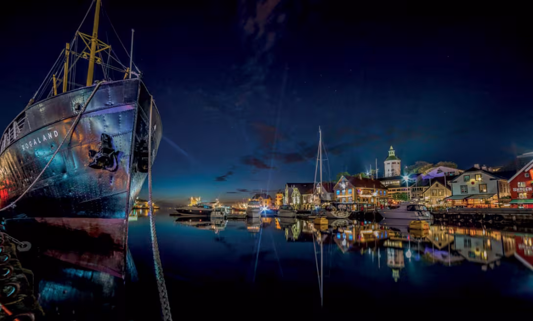 Stavanger is a port city of 146,000 inhabitants.  It is the fourth largest city in Norway and  a perfect base camp for a cruise around the south of the country.