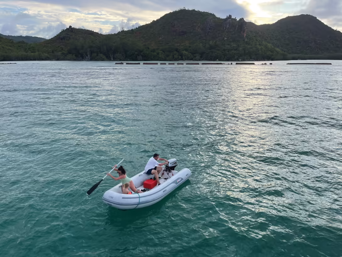 Lors des moments les moins  favorables, le moteur hors-bord peut faire des siennes…