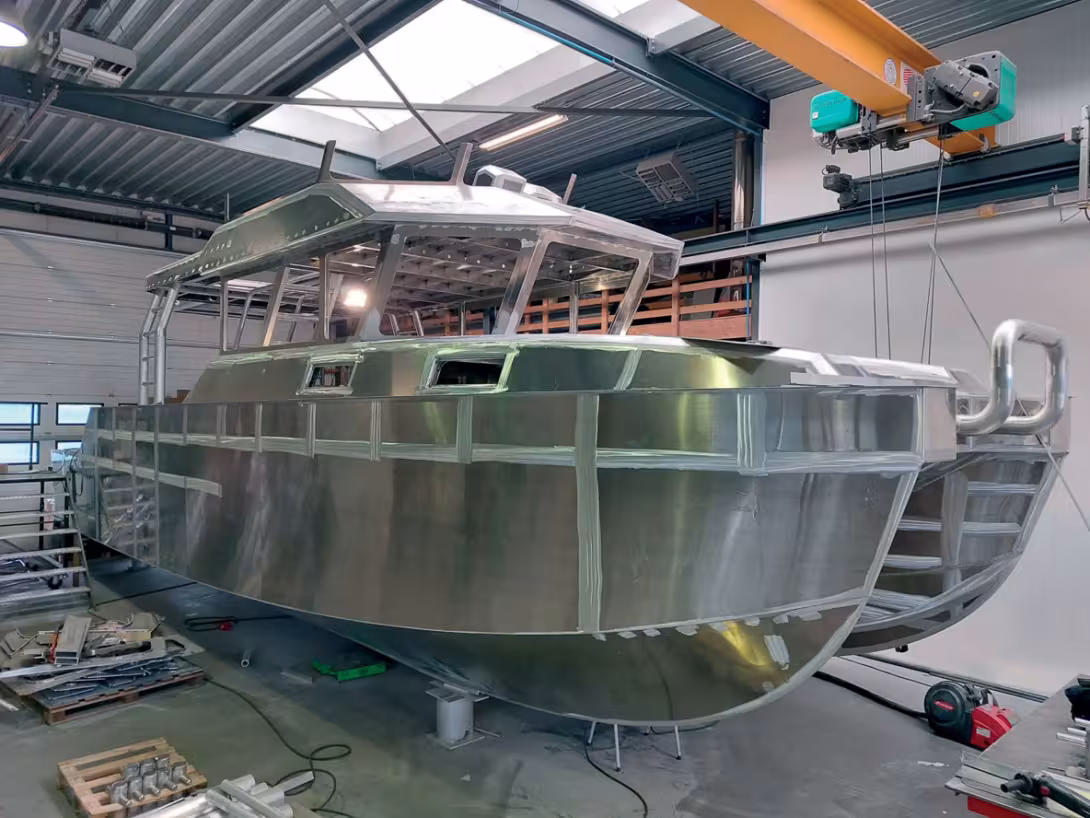 Le Vandal est fabriqué entièrement en aluminium de haute qualité dans une usine renommée aux Pays-Bas.