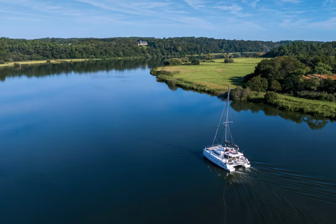Remontée de la Vilaine jusqu’à Redon depuis Arzal.