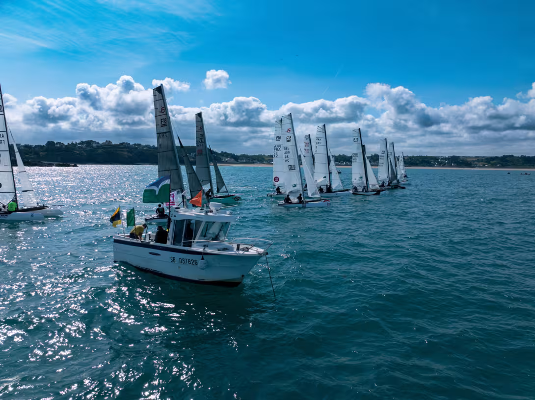 L’excellent niveau général est perceptible dès le départ des manches !